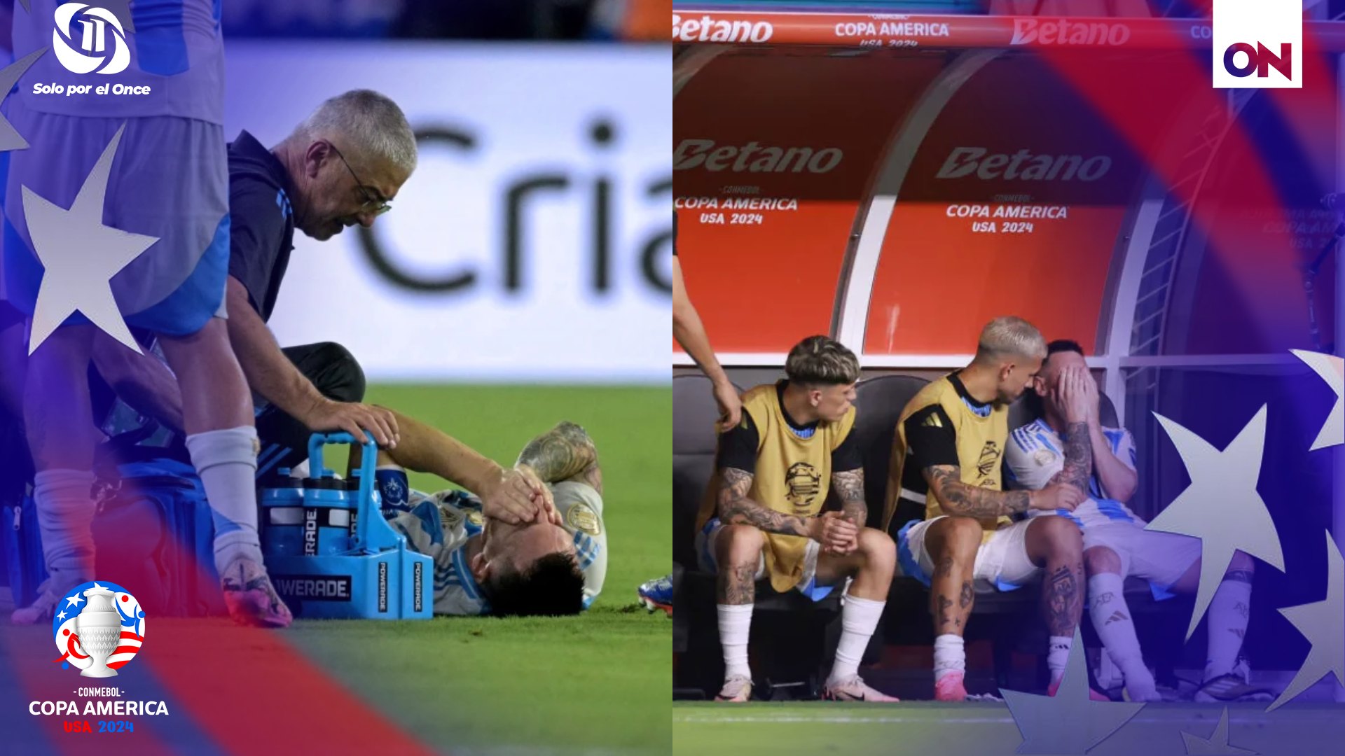 Messi llorando