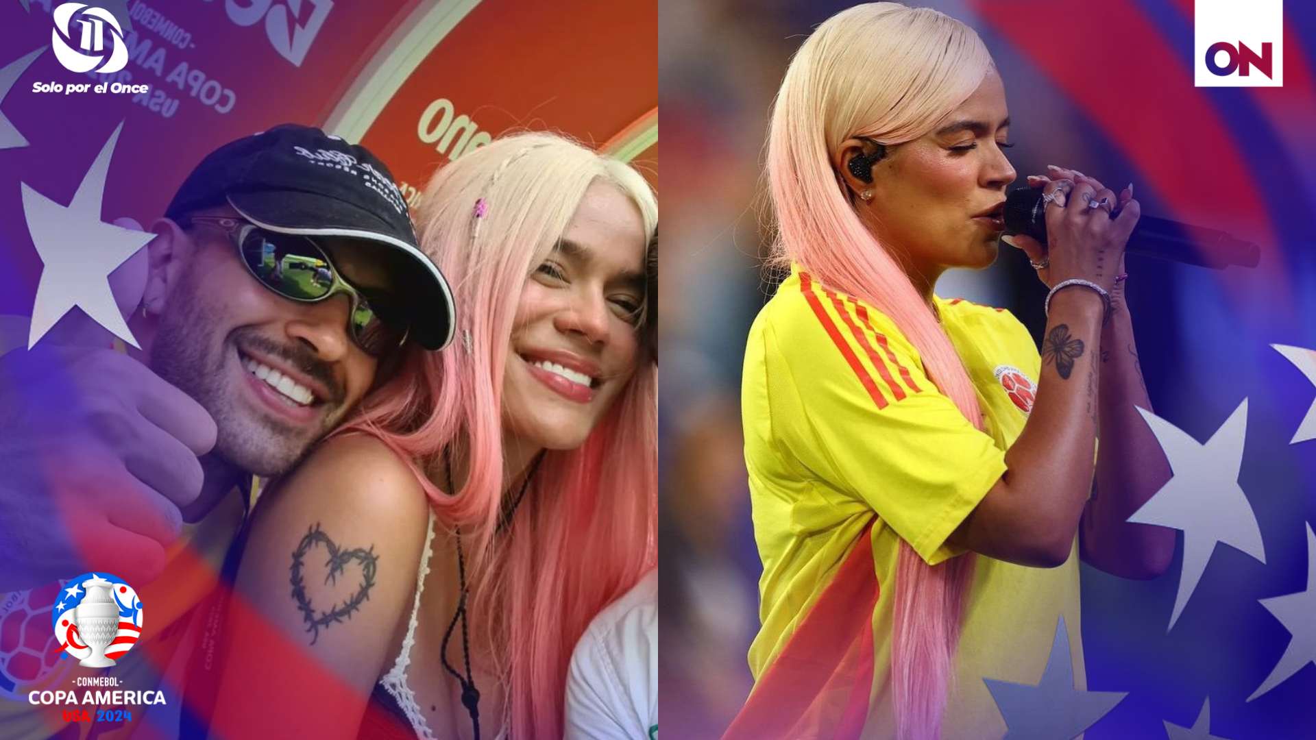 Así fue la interpretación del himno de Colombia por Karol G en la final de la Copa América