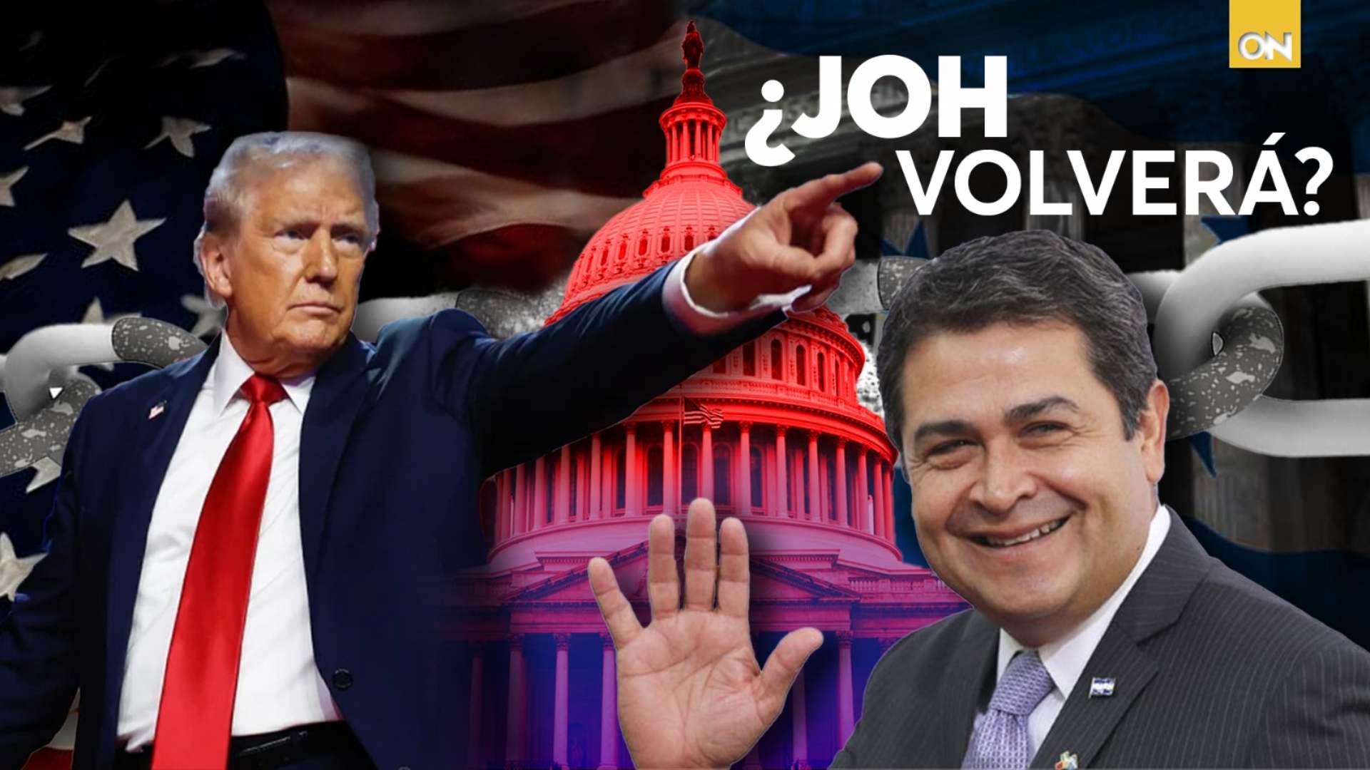 La relación de Juan Orlando y Donald Trump jugó un papel fundamental en el mandato nacionalista y así impactaría en su condena.