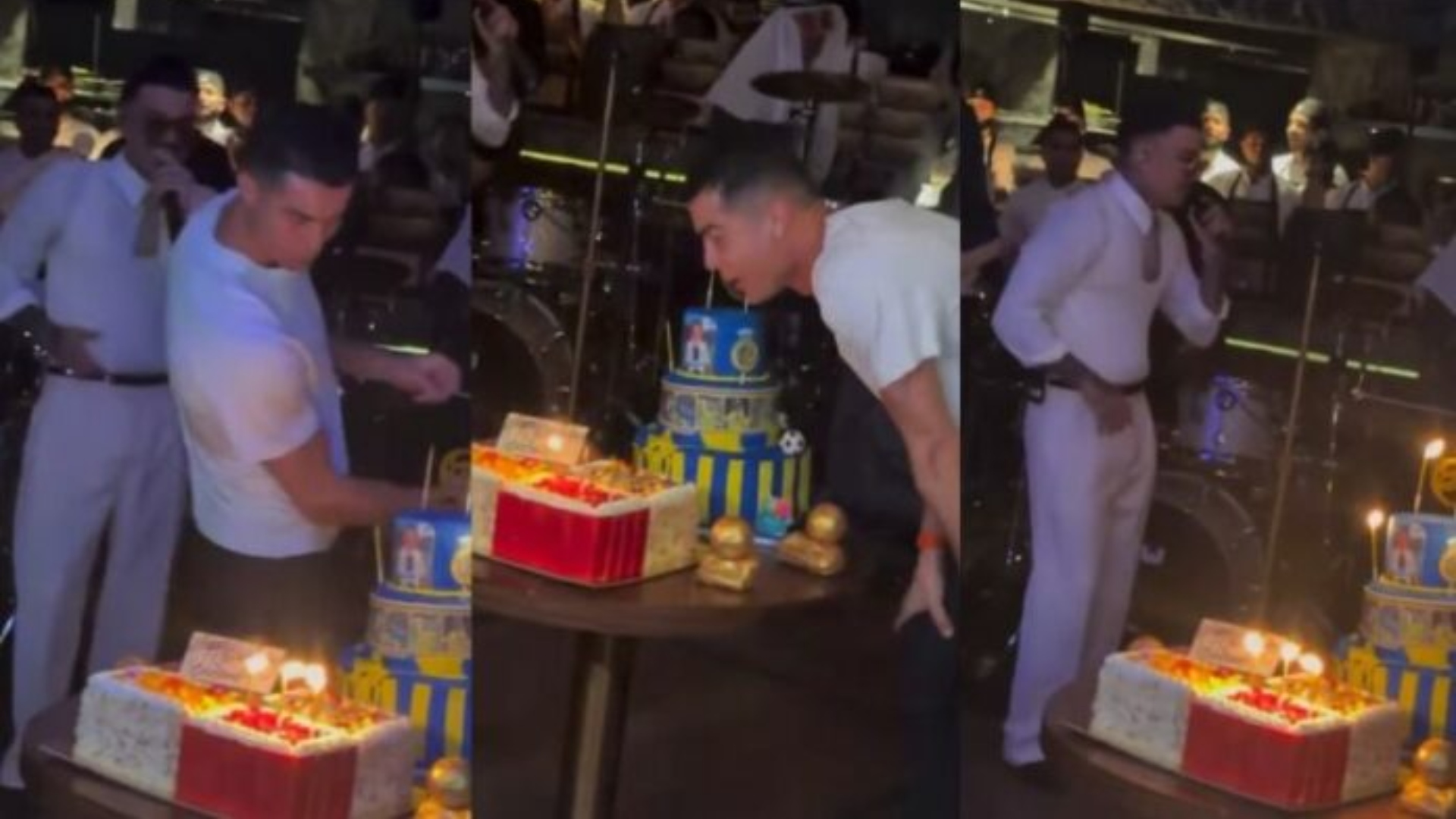 Cristiano Ronaldo celebra sus 40 años con fiesta exclusiva y la presencia de Rauw Alejandro