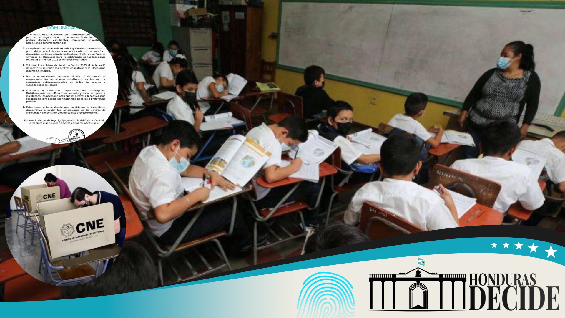 Suspenden clases en Honduras por las elecciones del 9 de marzo