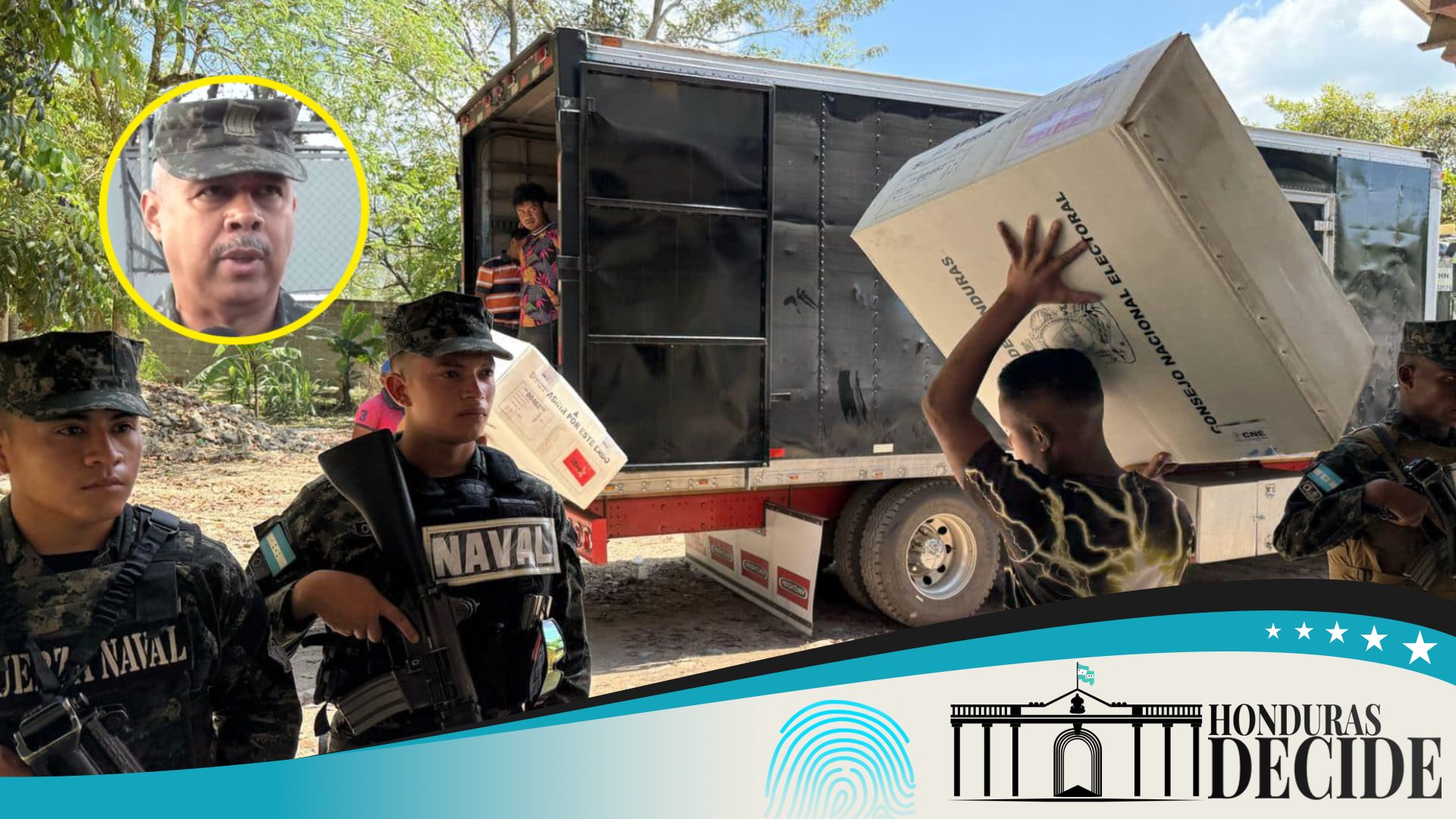 Portavoz de las FF.AA. informa sobre la llegada de maletas electorales de 17 departamentos a Tegucigalpa y detalla el rol de las Fuerzas Armadas en el proceso