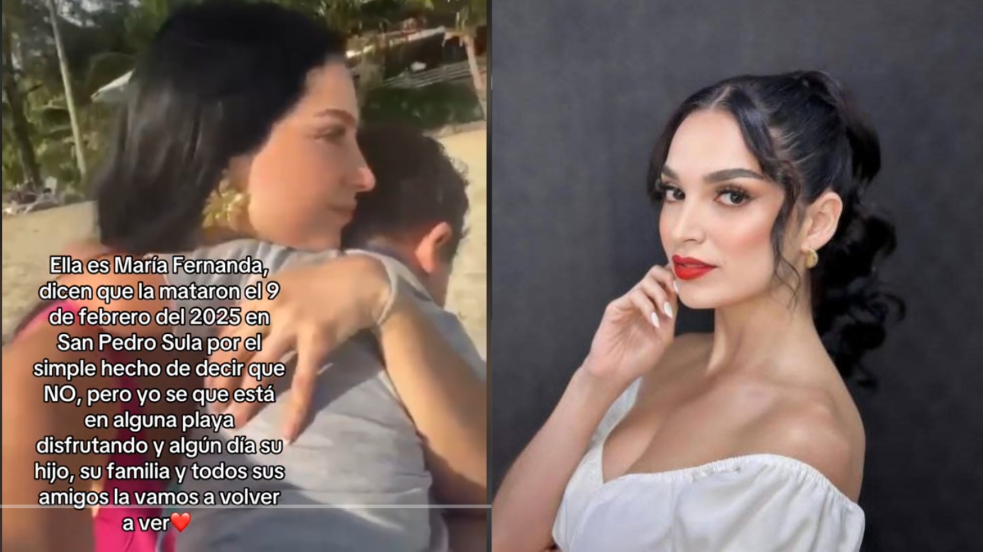 "Dicen que murió, pero solo anda de vacaciones" | Con videos junto a su hijo, así recuerdan a María Fernanda Alemán